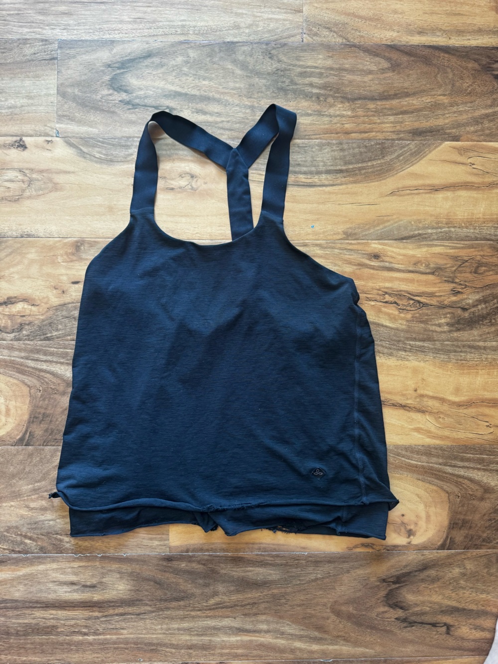 Prana Black Double-Strap Tank Top